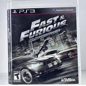 Fast & Furious Showdown PS3 PlayStation‎ 3 Game Activision Racing Action